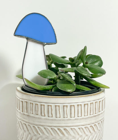 Glass Mushroom Plant Stake - Samara Designs Studio