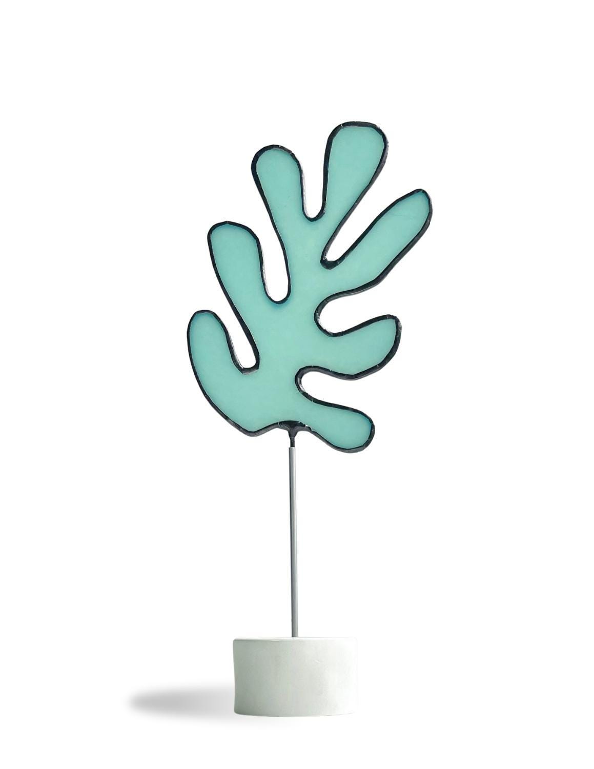 Matisse Inspired Stained Glass Sculpture - Samara Designs Studio