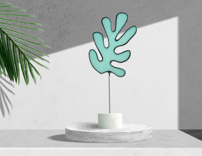 Matisse Inspired Stained Glass Sculpture - Samara Designs Studio