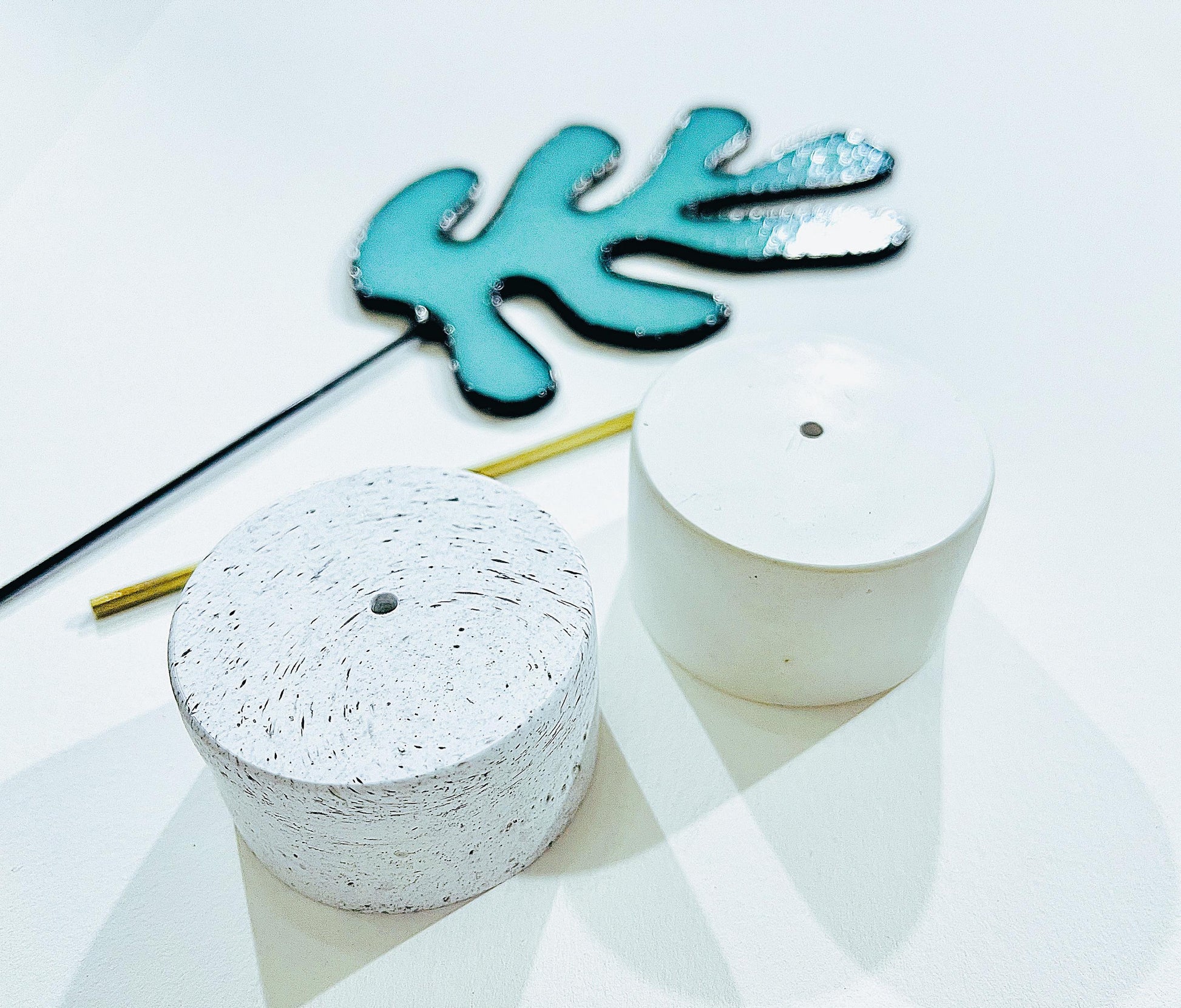 Matisse Inspired Stained Glass Sculpture - Samara Designs Studio