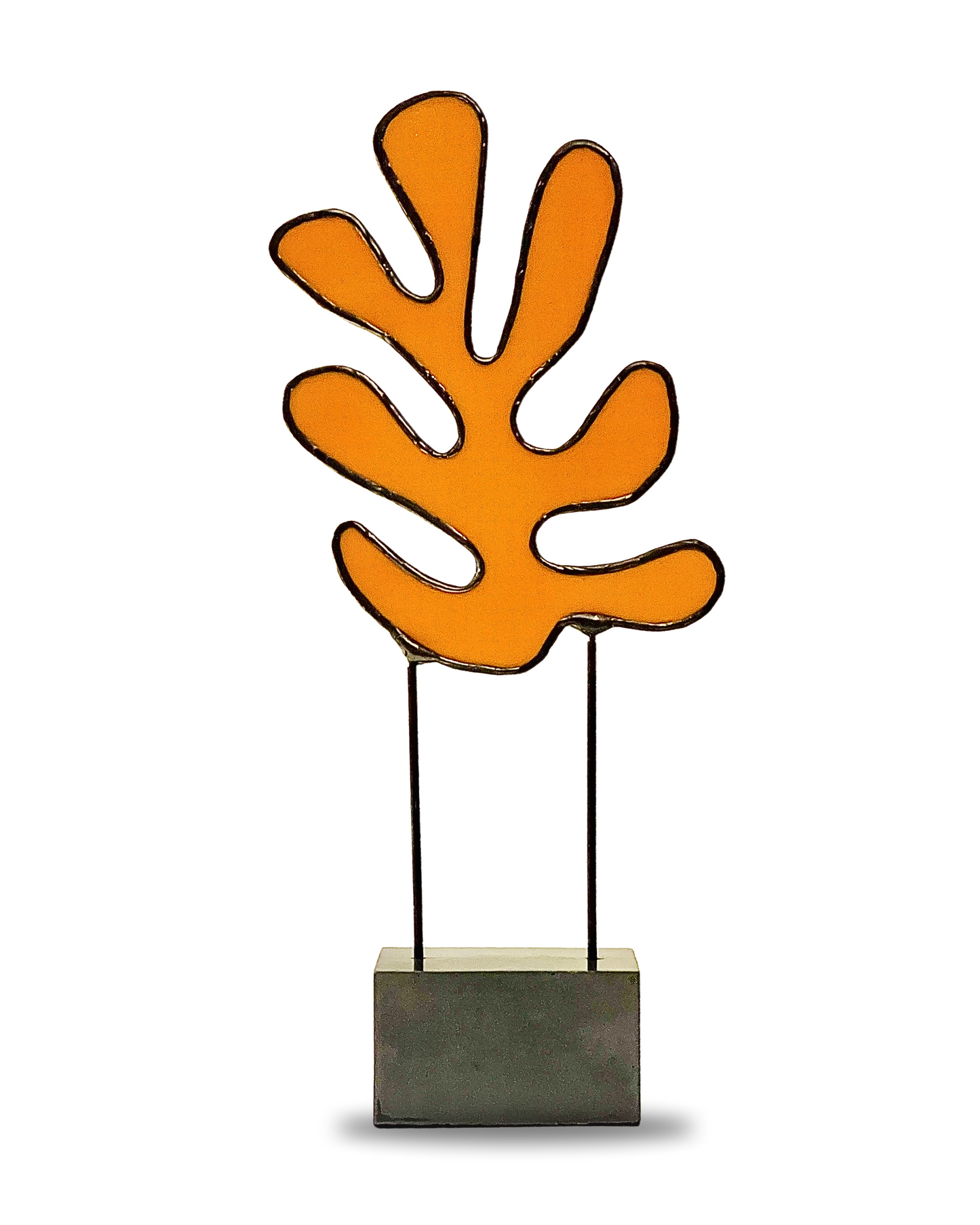 Matisse Inspired Stained Glass Sculpture - Samara Designs Studio