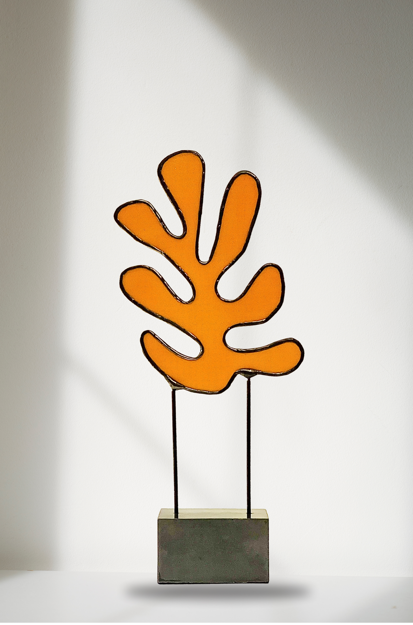 Matisse Inspired Stained Glass Sculpture - Samara Designs Studio