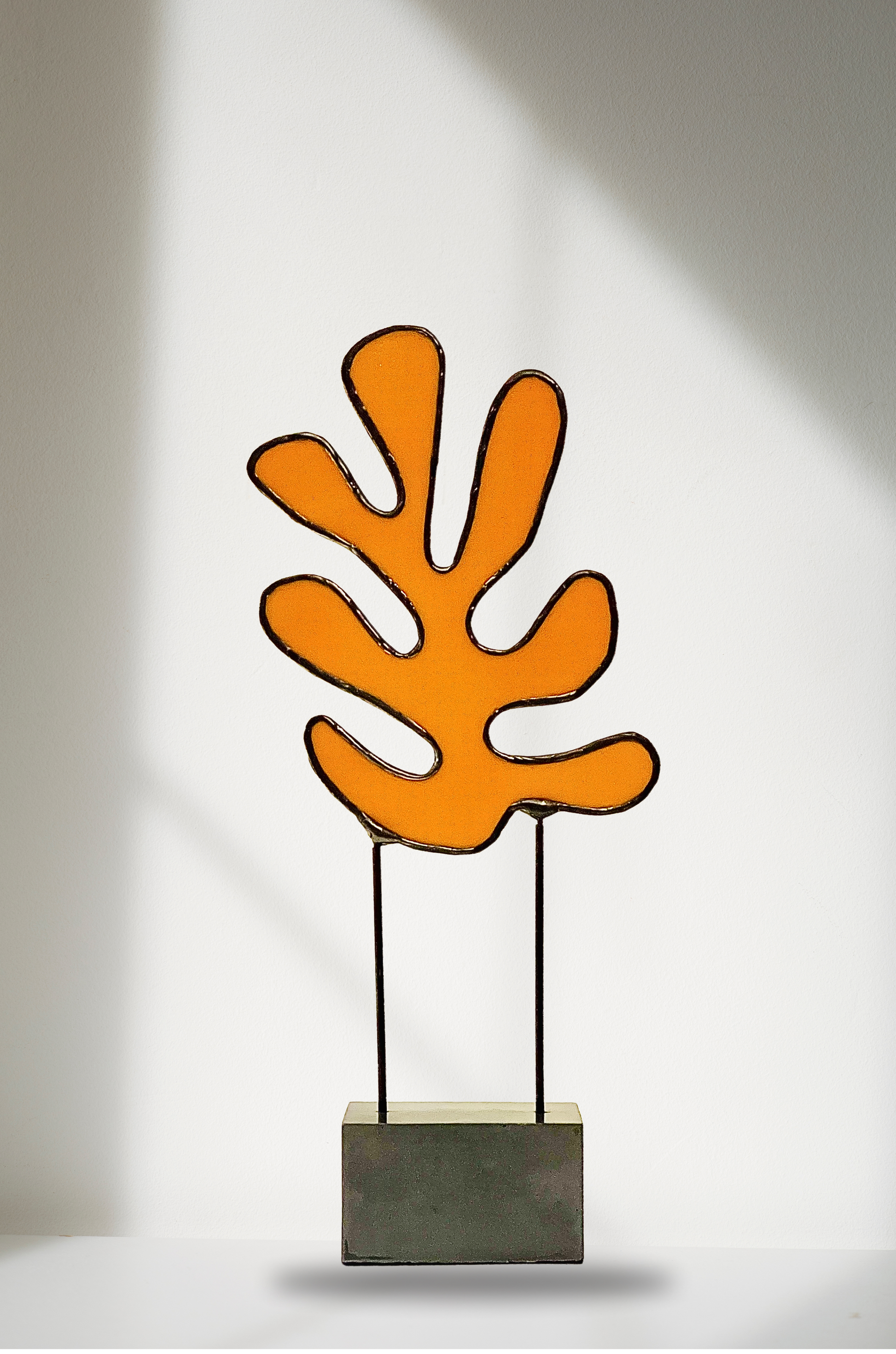 Matisse Inspired Stained Glass Sculpture - Samara Designs Studio