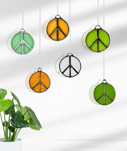 Peace Sign Suncatcher - Samara Designs Studio
