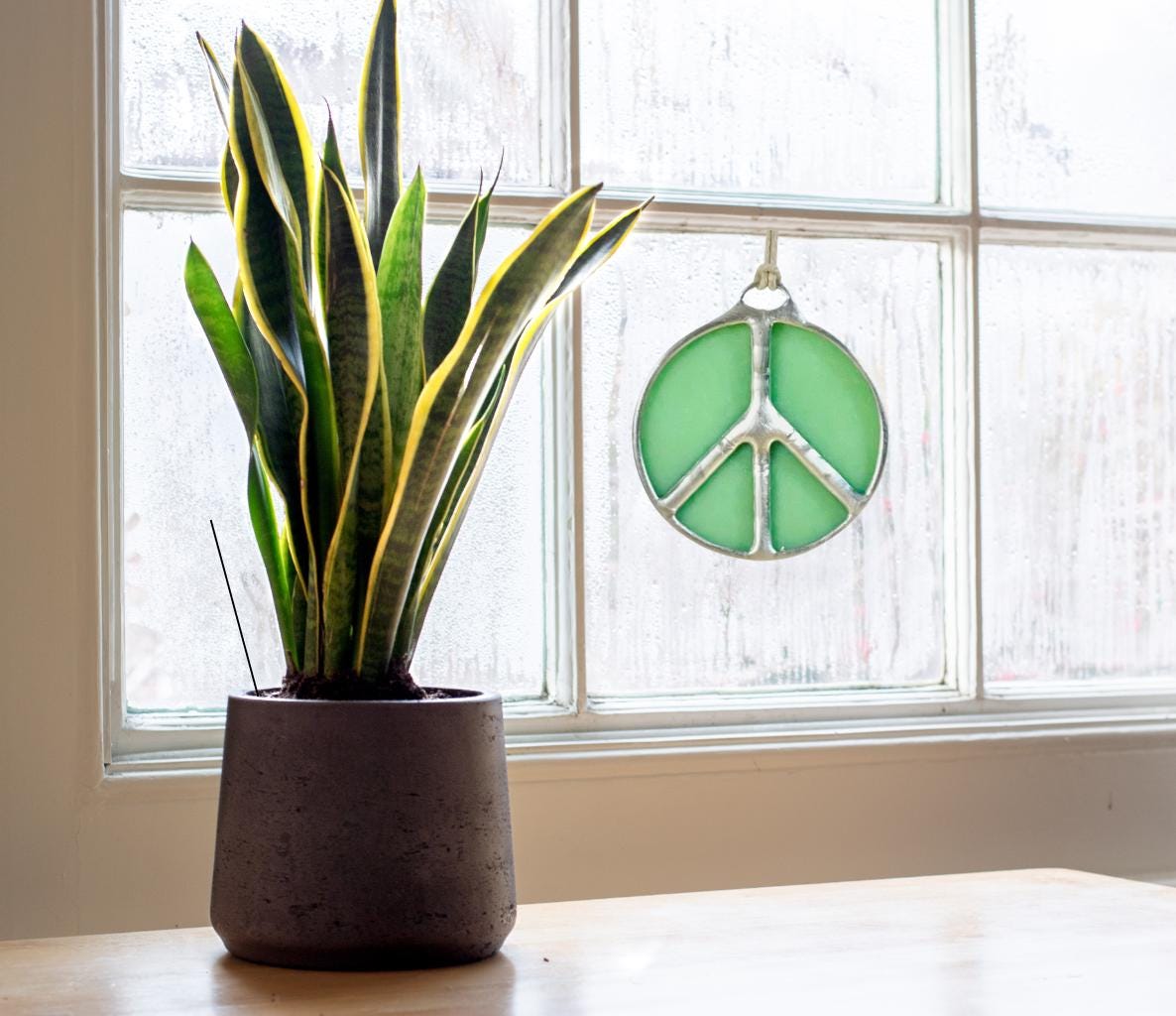 Peace Sign Suncatcher - Samara Designs Studio