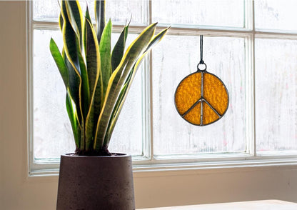 Peace Sign Suncatcher - Samara Designs Studio