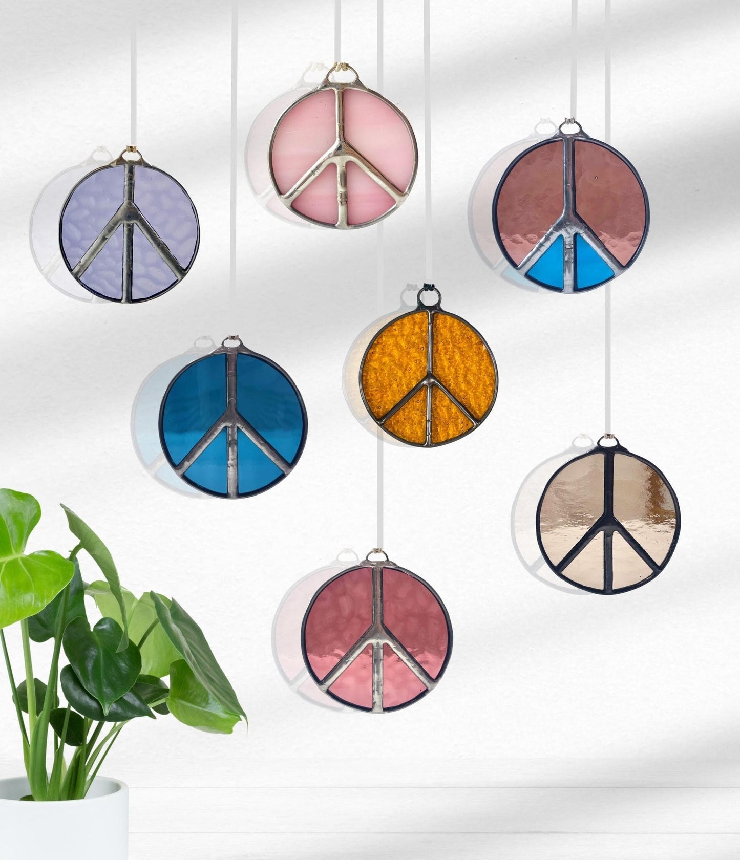 Peace Sign Suncatcher - Samara Designs Studio
