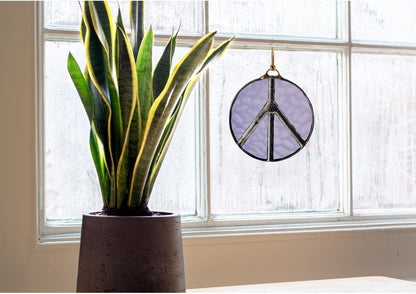 Peace Sign Suncatcher - Samara Designs Studio