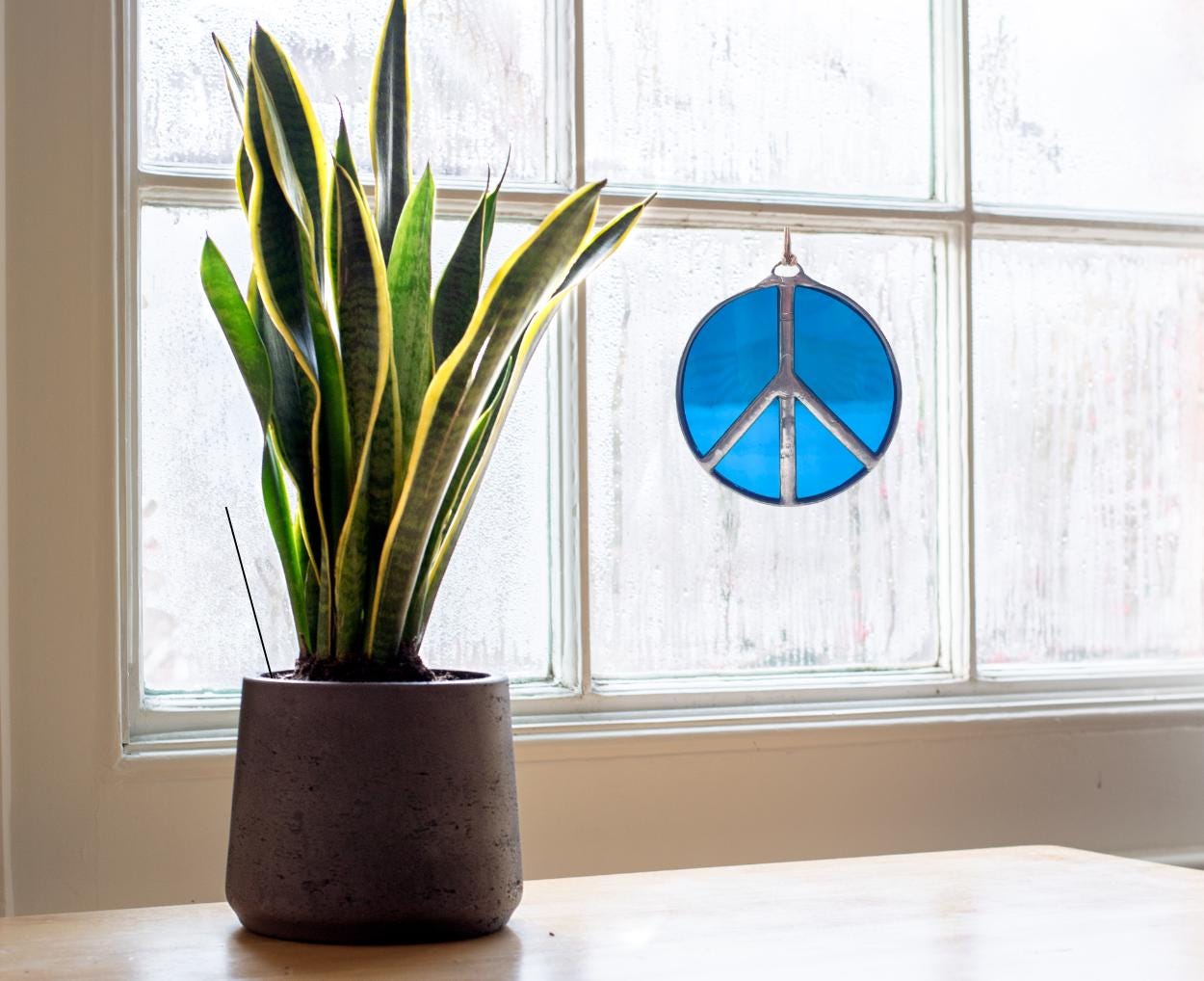 Peace Sign Suncatcher - Samara Designs Studio