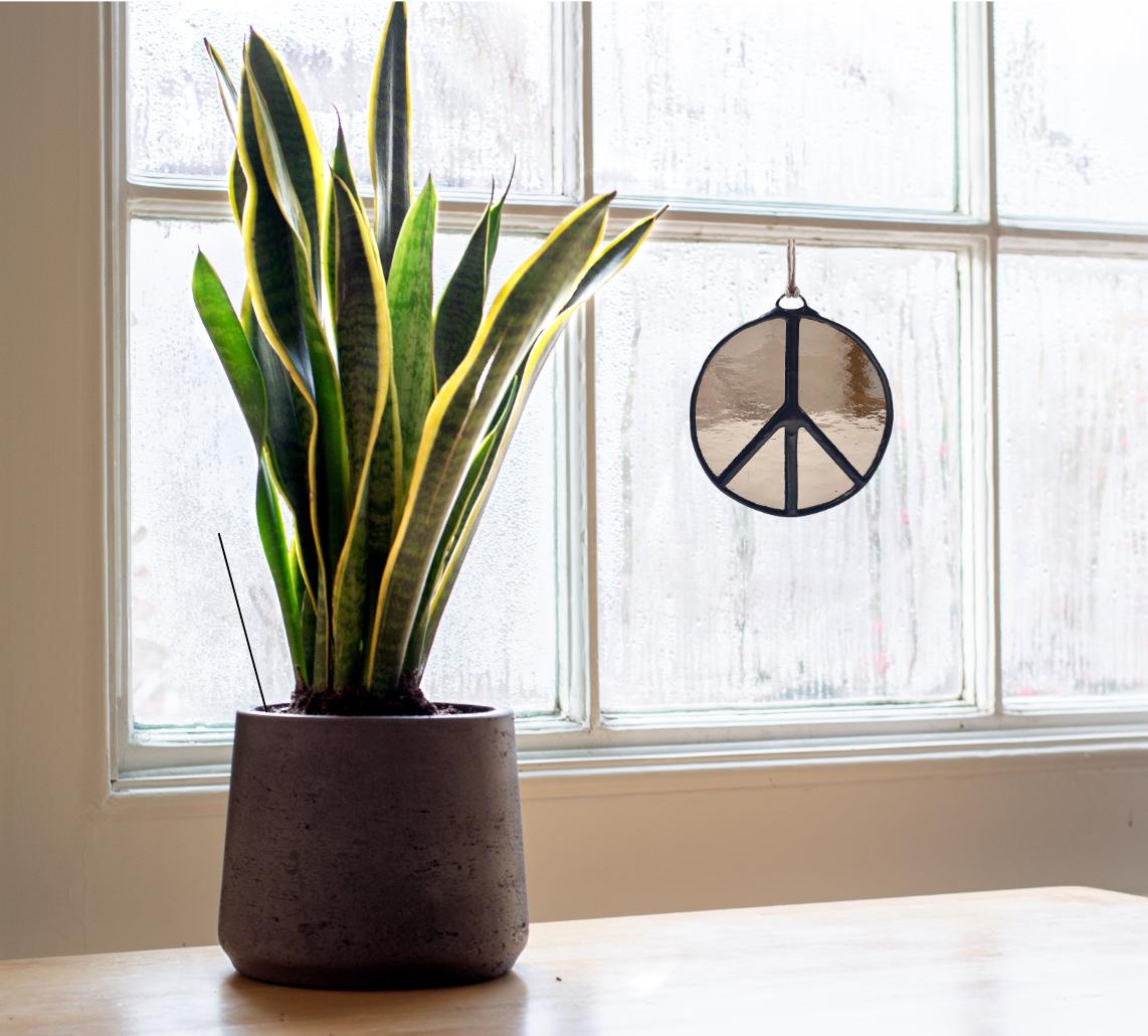 Peace Sign Suncatcher - Samara Designs Studio
