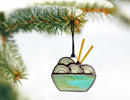 Mini Ramen Noodle Bowl Suncatcher - Samara Designs Studio
