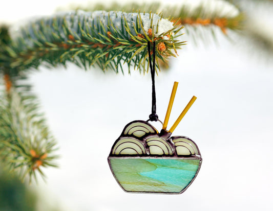 Mini Ramen Noodle Bowl Suncatcher - Samara Designs Studio