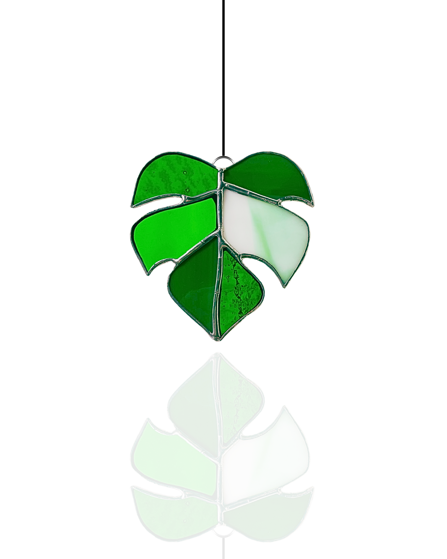 Mini Monstera Glass Sun Catcher - Samara Designs Studio