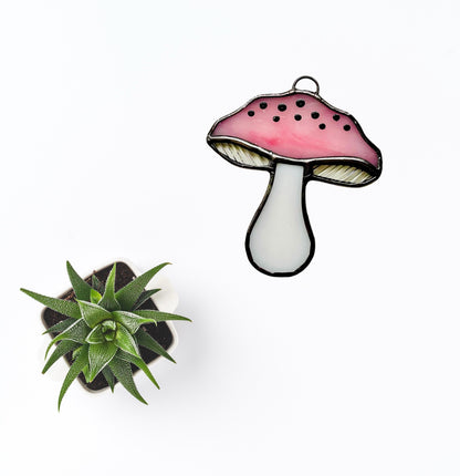 Stained Glass Mushroom Suncatchers - Samara Designs Studio
