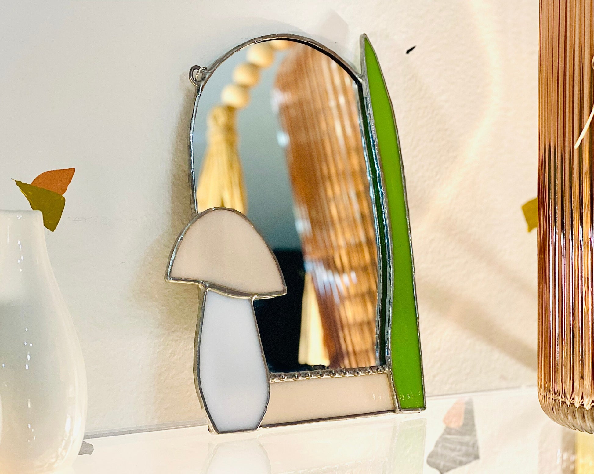 Small Mushroom Accent Mirror - Samara Designs Studio
