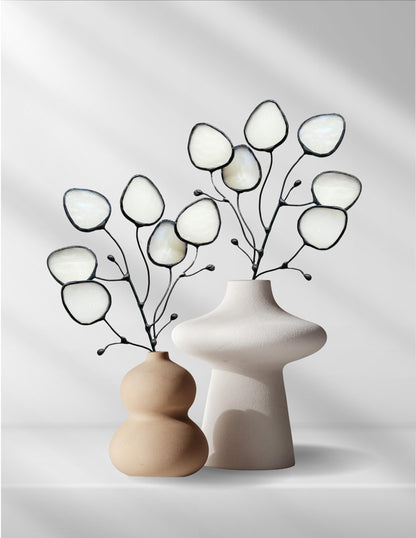 Glass Money Plant Seed Pod Stem - Samara Designs Studio