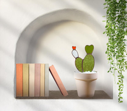 Baby Bunny Ear Glass Cactus - Samara Designs Studio