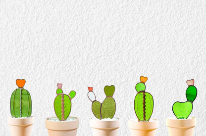 Mini Moon Glass Cactus - Samara Designs Studio