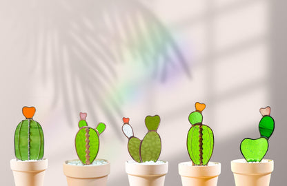 Mini Moon Glass Cactus - Samara Designs Studio