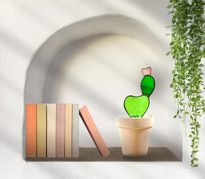 Baby Prickly Pear Glass Cactus - Samara Designs Studio