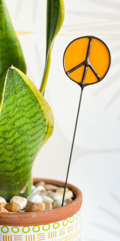 Peace Sign Plant Stake - Samara Designs Studio