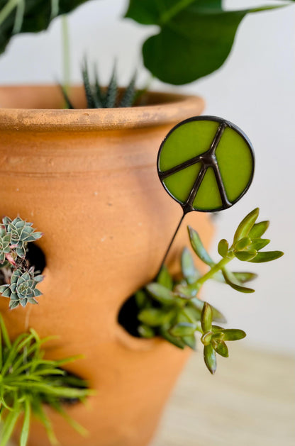 Peace Sign Plant Stake - Samara Designs Studio