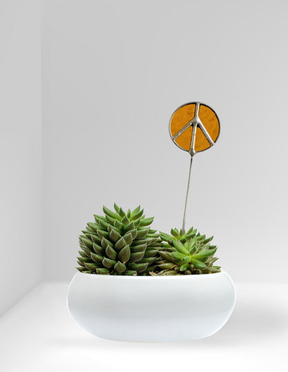 Peace Sign Plant Stake - Samara Designs Studio