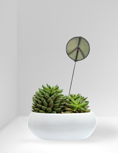 Peace Sign Plant Stake - Samara Designs Studio