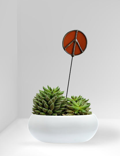 Peace Sign Plant Stake - Samara Designs Studio