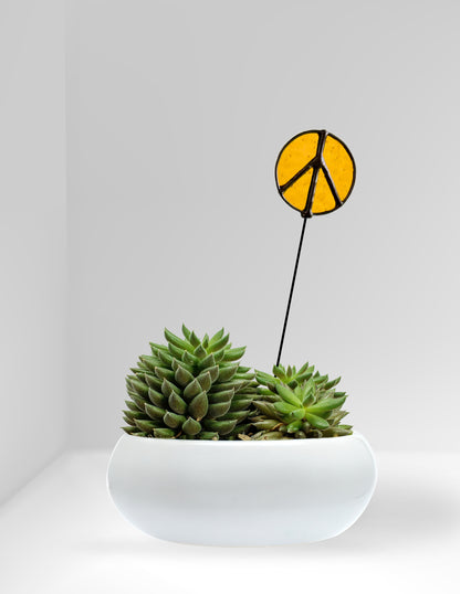 Peace Sign Plant Stake - Samara Designs Studio