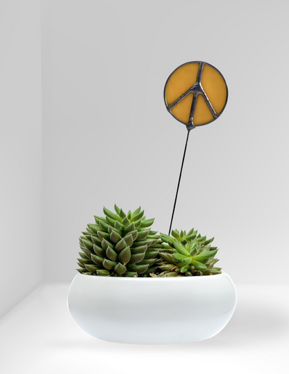 Peace Sign Plant Stake - Samara Designs Studio