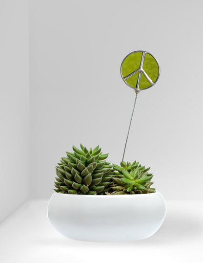 Peace Sign Plant Stake - Samara Designs Studio
