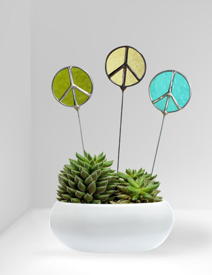 Peace Sign Plant Stake - Samara Designs Studio