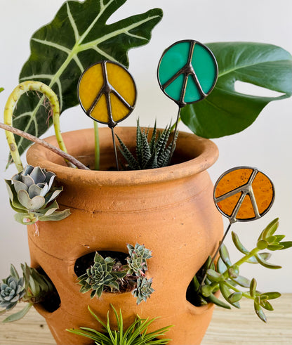 Peace Sign Plant Stake - Samara Designs Studio