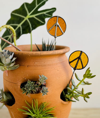 Peace Sign Plant Stake - Samara Designs Studio