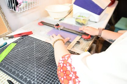 Mirror Peace Sign Plant Stake - Samara Designs Studio