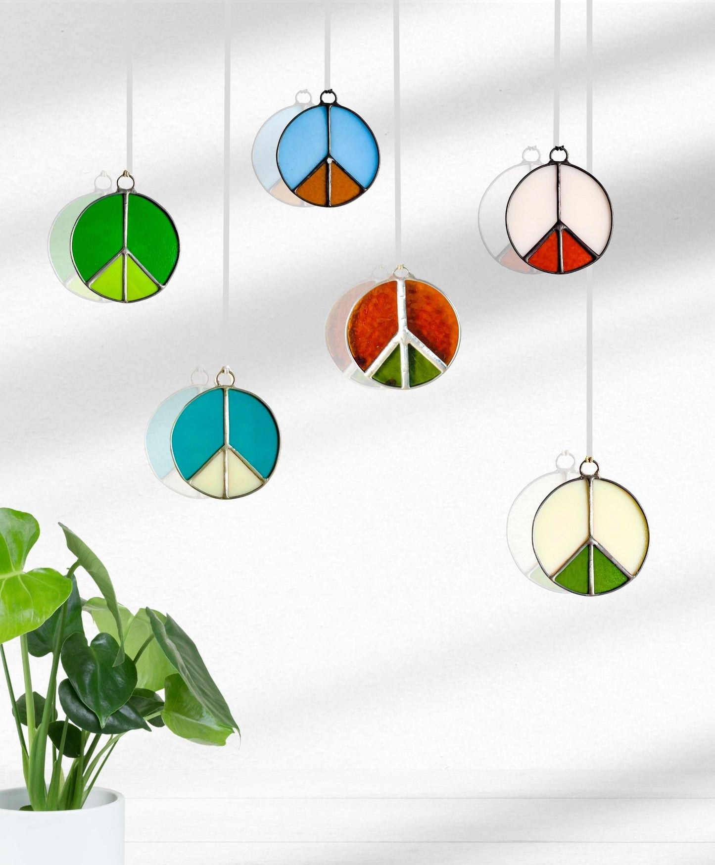 Peace Sign Suncatcher - Samara Designs Studio
