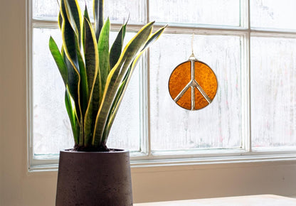 Peace Sign Suncatcher - Samara Designs Studio