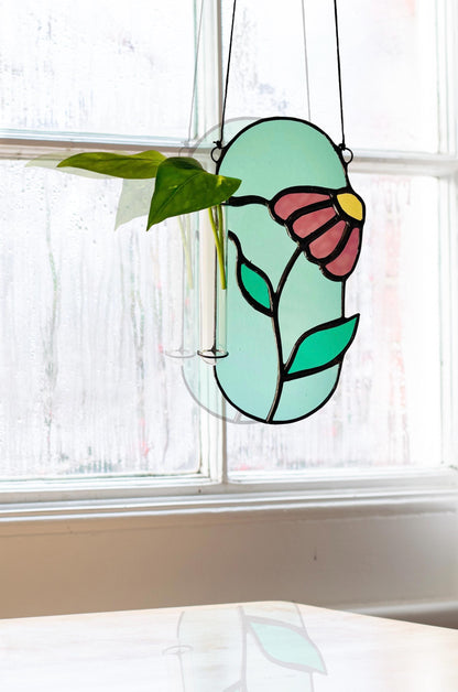 Stained Glass Coneflower Propagation Station - Samara Designs Studio