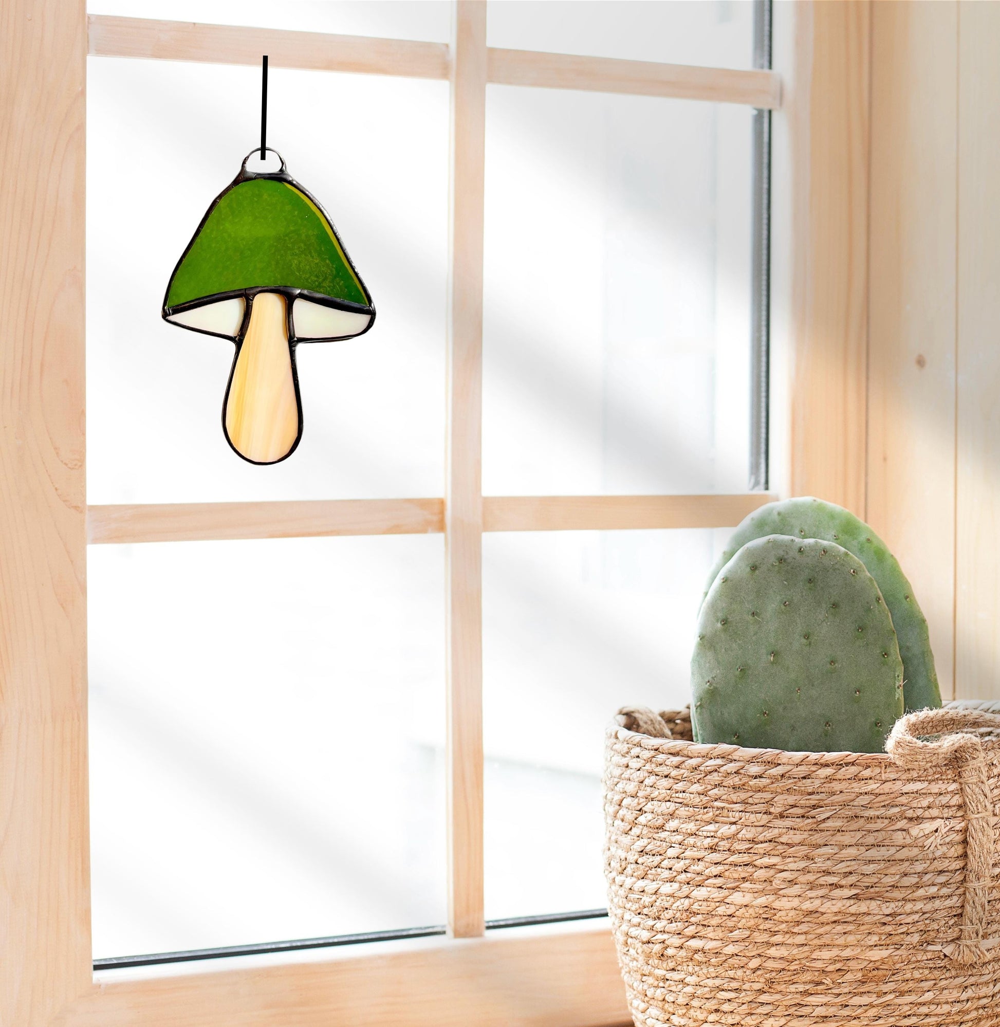 Stained Glass Mushroom Suncatchers - Samara Designs Studio