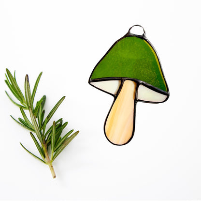 Stained Glass Mushroom Suncatchers - Samara Designs Studio
