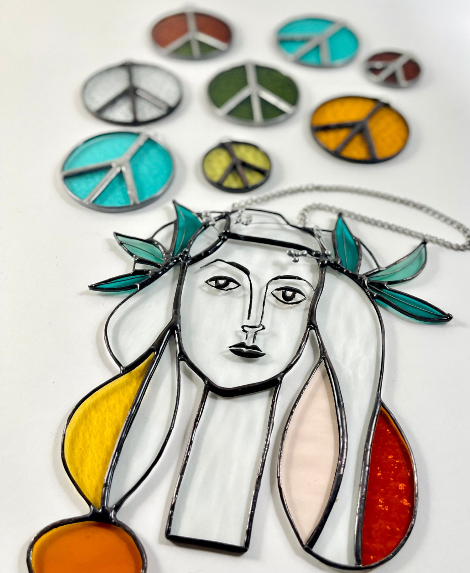 Pablo Picasso Stained Glass Art - Samara Designs Studio