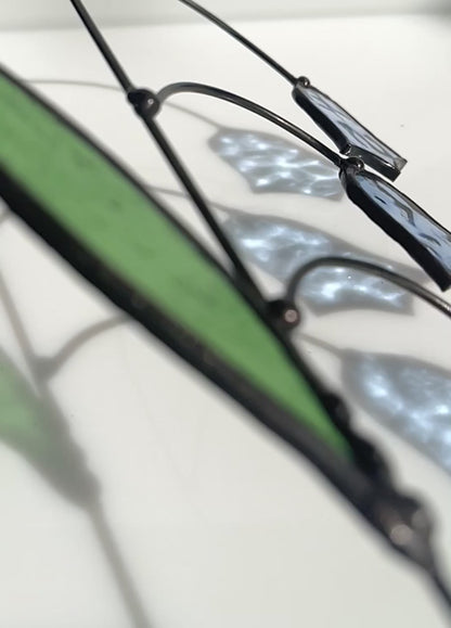Handmade Stained Glass Bluebell Stem