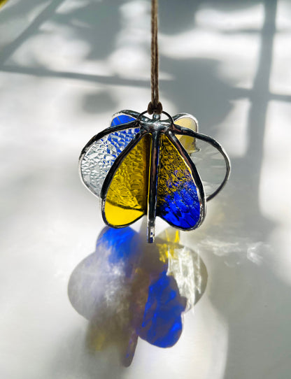 3D Stained Glass Wind Spinner - Samara Designs Studio