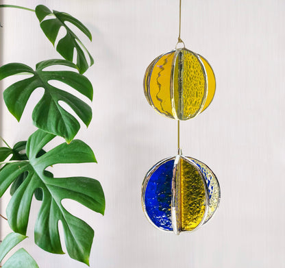 3D Stained Glass Wind Spinner - Samara Designs Studio